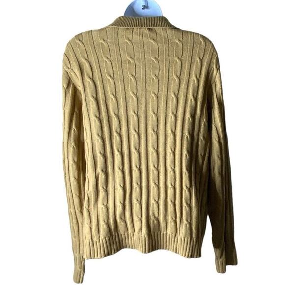 Vintage Karen Scott Cable Knitted Cardigan Sweater Button-Up Women's Size Large - Picture 2 of 11